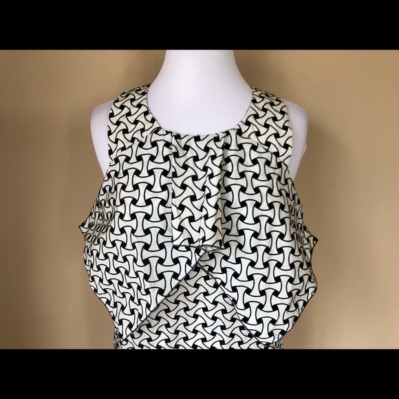 Marni Black/White Textured Dress Sz 40/4 US - Picture 3 of 12